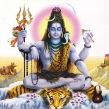 Painting of Lord Shiva meditating